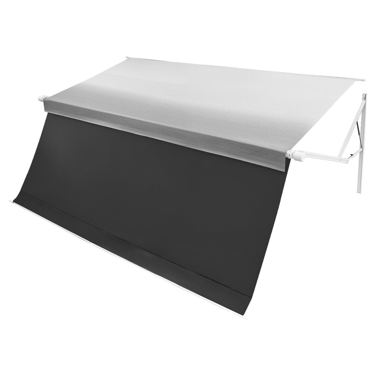 VEVOR Motorized RV Awning Complete Kit & Sunshade Screen, 18.06FT Electric Retractable RV Awning with Aluminum Alloy Frame & Waterproof Fabric, Outdoor Camping Trailer Awnings Fit Most RVs (18FT Type) - DDKSSSFCZYP2U1EJM001V9 - view 10