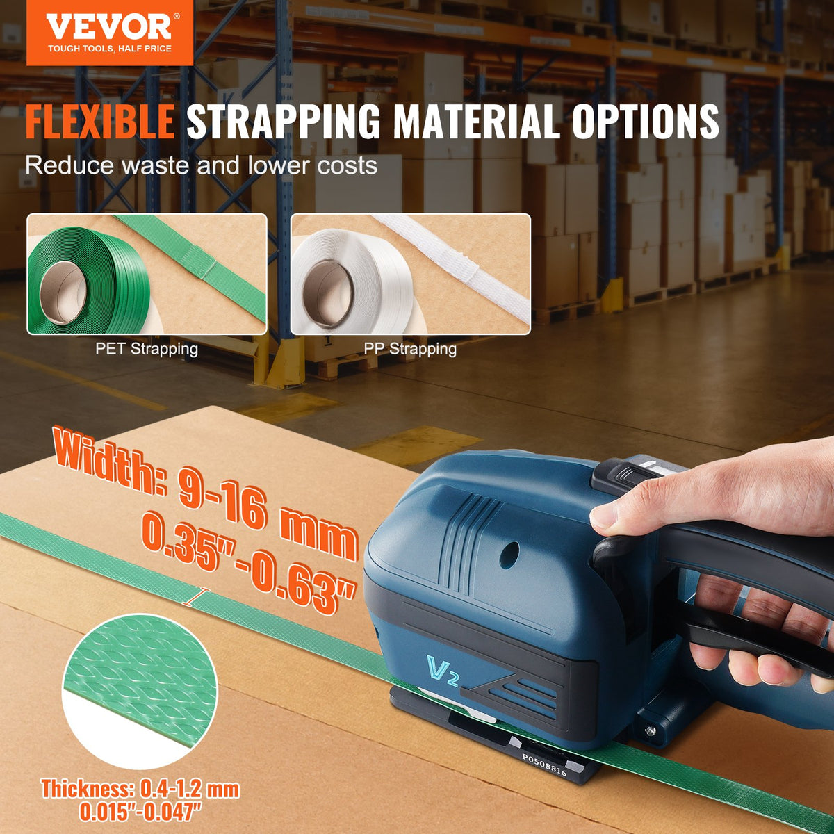 VEVOR Strapping Machines - Select Your Configuration - DDKZJLHLDC12L4YDWV1 - view 2