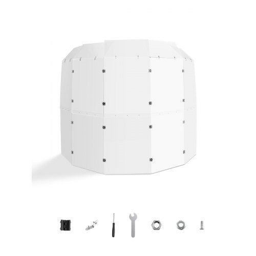 VEVOR Drum Shield, 5 Panels 2ft x 5ft Portable Acrylic Drum Cage with Zinc Alloy Hinges and Deflectors for Church Concert Halls, Drum Shields Drum Sound Barrier Suitable for Practice and Performance - DDLBGD5PZH2YOFP72V0 - view 2