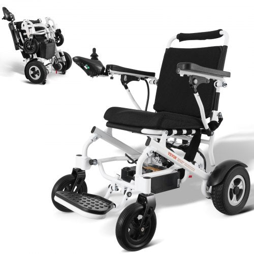 VEVOR Electric Wheelchair for Adults Seniors, 300 lbs Weight Capacity, 17.7 in Width Lightweight Foldable Motorized Power Wheelchairs, UP to 12.5 Miles Range All Terrain Aluminum Alloy Chair - DDLY330LB17IY7I32V1 - view 2