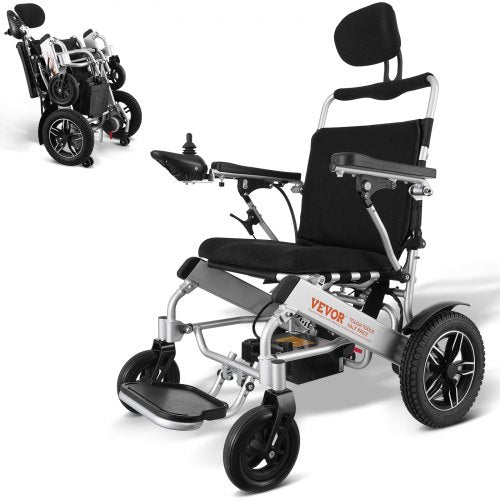 VEVOR Electric Wheelchair for Adults Seniors, 300 lbs Weight Capacity, 20 in Width Lightweight Foldable Motorized Power Wheelchairs, Long Range All Terrain Aluminum Alloy Chair, Adjustable Backrest - DDLY330LBS2015X9WV1 - view 2