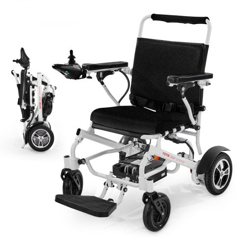 VEVOR Electric Wheelchair for Adults, 300lbs Capacity, Foldable & Lightweight Motorized Wheelchair, 13-Mile Long Travel Range, All-Terrain Powered Chair, Portable 21 inch Seat for Seniors & Disabled - DDLYLHJ300LBAYL01001V1 - view 2