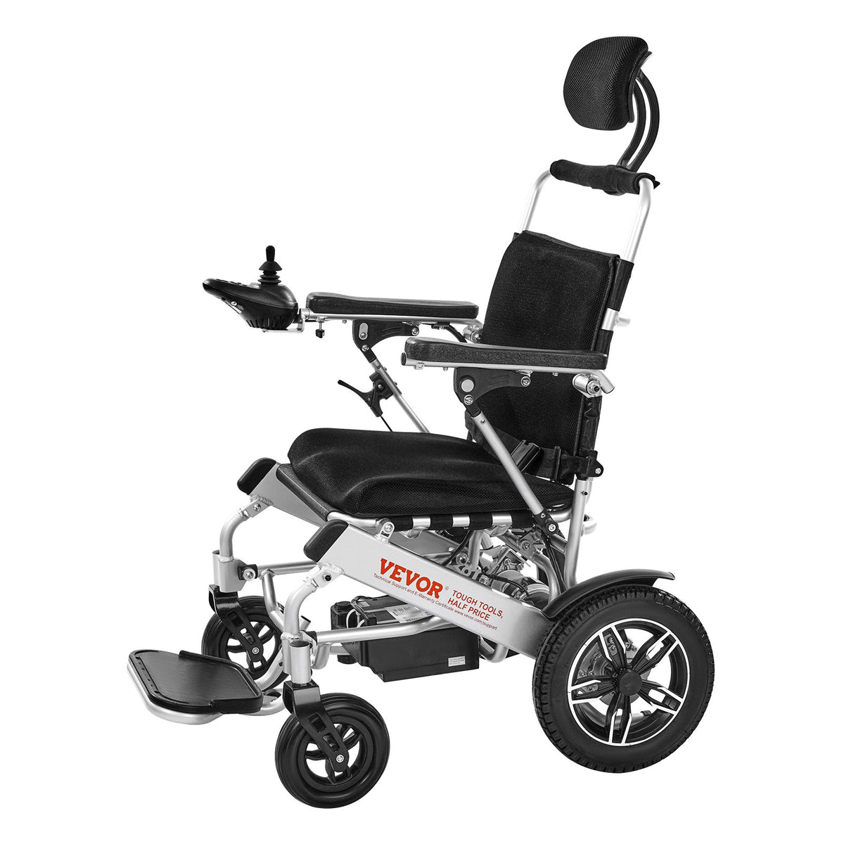 VEVOR Electric Wheelchair for Adults, 300lbs Capacity with Adjustable Backrest, Foldable Lightweight Motorized Wheelchair,13-Mile Range,All-Terrain Powered,Portable 21” Seat for Seniors & Disabled - DDLYLHJ300LBLSZQT001V1 - view 10