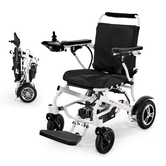 VEVOR Electric Wheelchair for Adults, 300lbs Capacity, Foldable & Lightweight Motorized Wheelchair, 13-Mile Long Travel Range, All-Terrain Powered Chair, Portable for Seniors & Disabled - DDLYLHJ300LBRL4EI001V1 - view 1