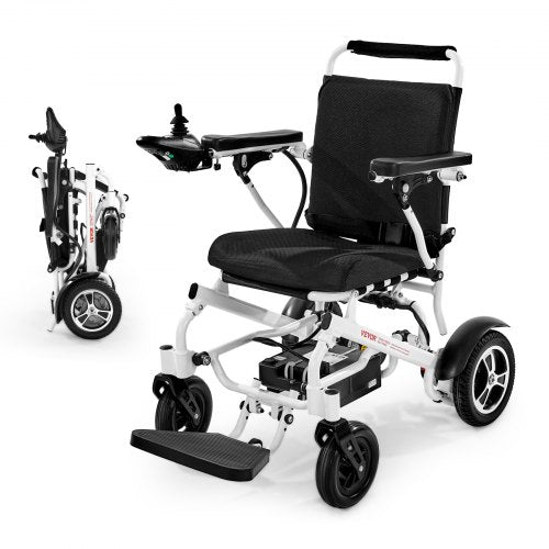 VEVOR Electric Wheelchair for Adults, 300lbs Capacity, Foldable & Lightweight Motorized Wheelchair, 13-Mile Long Travel Range, All-Terrain Powered Chair, Portable for Seniors & Disabled - DDLYLHJ300LBRL4EI001V1 - view 2