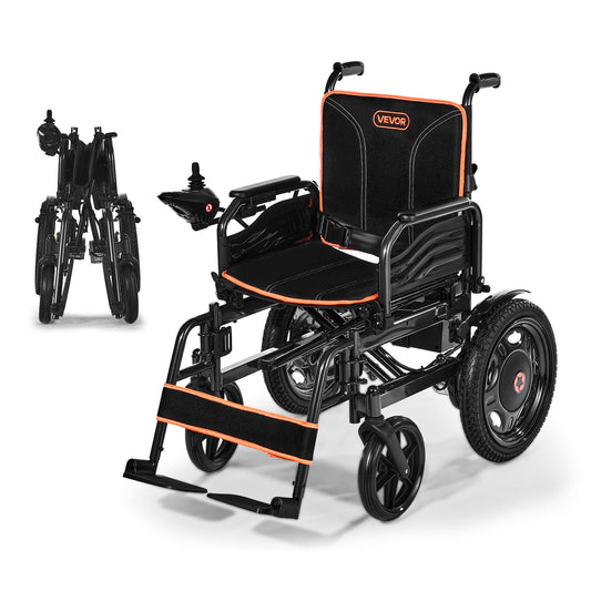 VEVOR Electric Wheelchair for Adults, 265lbs Capacity, Foldable & Lightweight Motorized Wheelchair, 13-Mile Long Travel Range, All-Terrain Powered Chair, Portable for Seniors & Disabled - DDLYTG265LBSCF1J6001V1 - view 1