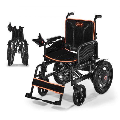 VEVOR Electric Wheelchair for Adults, 265lbs Capacity, Foldable & Lightweight Motorized Wheelchair, 13-Mile Long Travel Range, All-Terrain Powered Chair, Portable for Seniors & Disabled - DDLYTG265LBSCF1J6001V1 - view 2