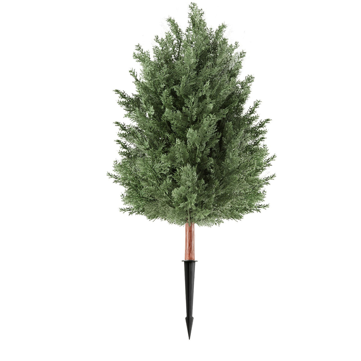 VEVOR Artificial Topiary Cedar Bush 3 Ft Set of 2 Greenery Fake Shrubs, PE Faux Trees with Ground Spikes, Indoor & Outdoor Green Plant for Front Door, Entryway, Porch, Balcony, Patio, Garden - DDMJCRGXJ36I05MFO001V0 - view 10