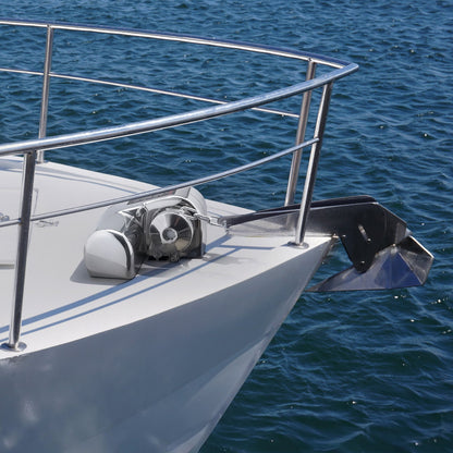 VEVOR Horizontal Fishing Windlass, 12V DC 600W, Windlass Anchor Systems Fit for 1/4-Inch Chain or 9/16 & 5/8 Inch Nylon Rope, Max Pull 573 lbs, 316 Stainless Steel Construction, for Boats 23-29.5 ft - DDMJSPS700LBWVZWN001V9 - view 9