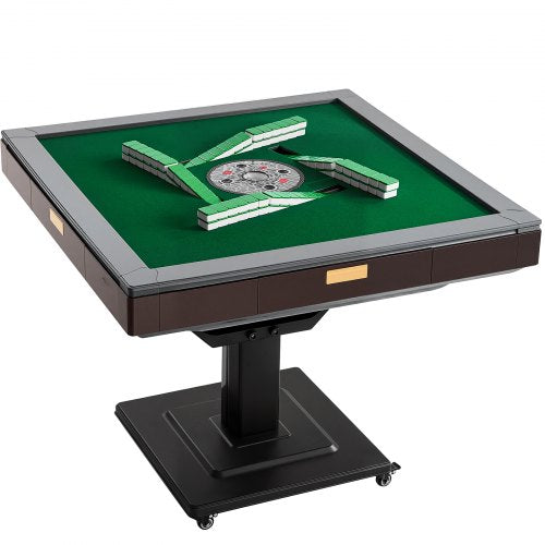 VEVOR Automatic Mahjong Table with Wheels, 2 Sets of 40 mm Tiles (164 Pcs), Roller Coaster Style Mahjong-Table, Foldable and Automatic Shuffler, for Home, Outdoor Leisure & Gifts for Mahjong Players - DDMJZXYS40MMEU2VX002V1 - view 2