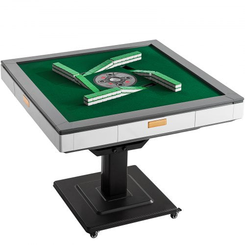 VEVOR Automatic Mahjong Table with Wheels, 2 Sets of 42 mm Tiles (152 Pcs), Roller Coaster Style Mahjong-Table, Foldable and Automatic Shuffler, for Home, Outdoor Leisure & Gifts for Mahjong Players - DDMJZXYS42MM4Q65O002V1 - view 2