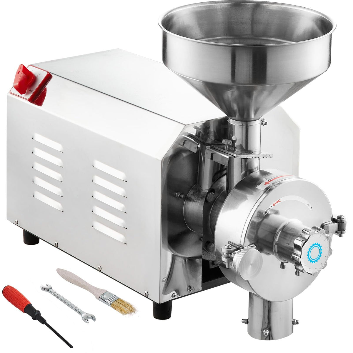 VEVOR Soybean Grinder Commercial Grinding Machine for Spices 3000W Corn Mill Grinder 100 KG/H Stainless Steel Corn Grinder Industrial Flour Milling Machine for Pepper Soybean Peanut Corn Grains - DDMPSGWYMJBXSPVJXV1 - view 1