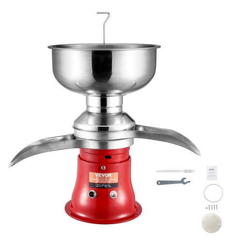 VEVOR Milk Cream Centrifugal Separator, 304 Stainless Steel Electric Cream Separators, 100L/H Output 10500RPM Goat Milk Separator, 30W Cow Cream Separator, Milk Skimmer with 5L Bowl Capacity, 100-240V - DDNYFLQ5L30W8VEH8V1 - view 2