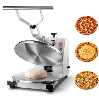 VEVOR Commercial Pizza Dough Press Machine 18 in Electric Dough Sheeter, Ideal for Bakery Home Restaurant Use, 1200W Cast Aluminum Pastry Press Plate, Adjustable Thickness Bread Forming Presser - DDPSBYMJBXG1C406Y001V1 - view 1