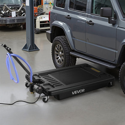 VEVOR Low Profile Oil Drain Pan, 17 Gallon Capacity, Rolling Oil Drain Pan with Electric Pump & 7.2 ft Hose, Leak-proof & Corrosion-resistant, Fit for Cars, SUVs, Trucks, Motorcycles, ATVs, Metal - DDQCPYPHS17GK6T39001V9 - view 9
