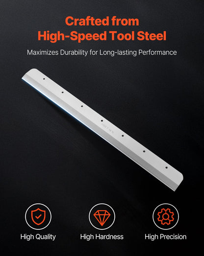 VEVOR Paper Cutter Blade, Heavy Duty Steel Blade Replacement Suitable for Professional Cutter E490T, Paper Trimmer Machine Spare Blade,560 x 56 x 8 mm - DDQZJEKDP490WMZ36001V0 - view 3