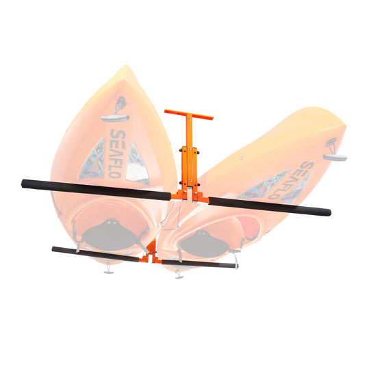 VEVOR Kayak Ceiling Storage Rack, Ceiling Storage Rack for 2 Kayak Canoe SUP, Adjustable Height Overhead Kayak Holder Hanger with Padded Arms, 250 LBS Max Load, for Indoor Outdoor Storage - DDS2G0000000Q706AV0 - view 1