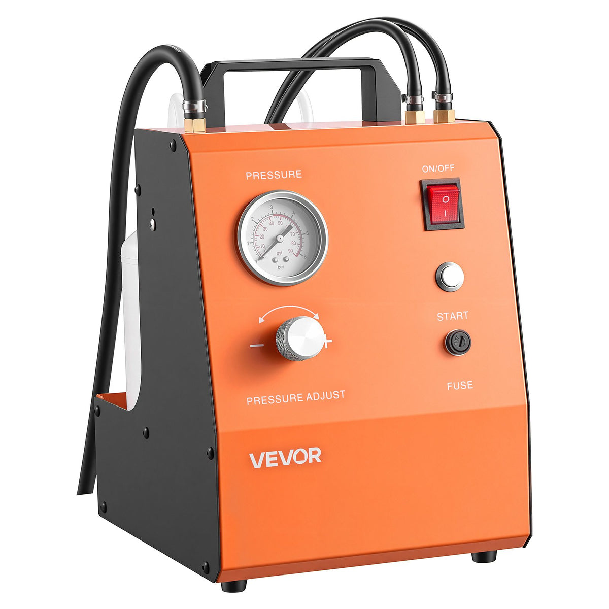 VEVOR Electric Brake Bleeder Kit, 120V Automatic Brake Fluid Bleeding Kit with 7 Master Cylinder Adapters & Dual Power Supplies, 0.6 - 3 Bar Brake Pressure Bleeder Pump Fits Most Passenger Vehicles - DDSCCYGHTJMGPAR1C002V1 - view 10