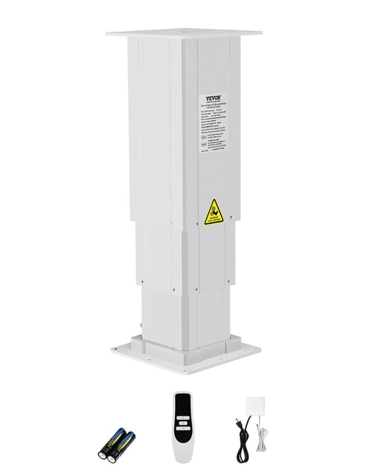VEVOR Electric Lifting Column System, 176 lbs Lift Table, 14.2-31.1 in Height Range, Three-stage Adjustable Desk Column, Telescopic Table Leg, Comes with Power-Supply Option to Control up/Down Motion - DDSJZDZ176LBKKAF5V1 - view 1
