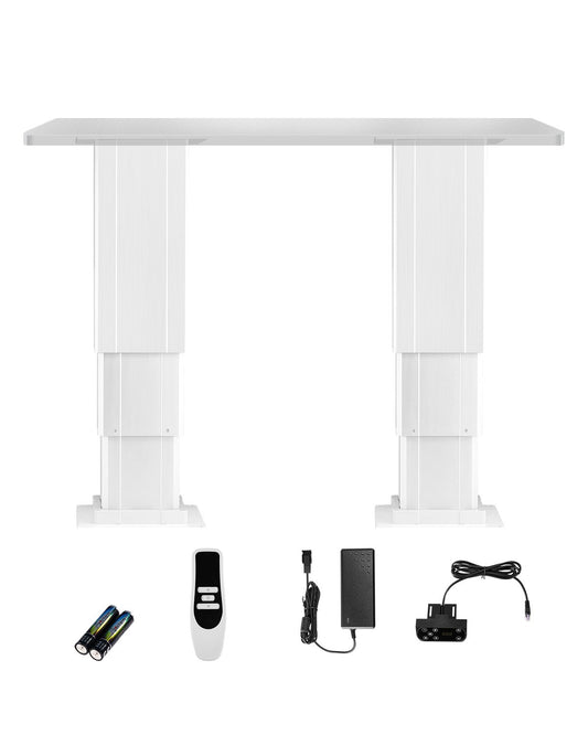 VEVOR Electric Lifting Column System, 260 lbs Lift Table, 14.2-31.1 in Height Range, Three-stage Adjustable Desk Column, Telescopic Table Leg, Comes with Power-Supply Option to Control up/Down Motion - DDSJZSZ260LBUNFK5V1 - view 1