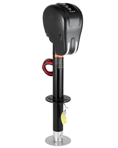 VEVOR Electric Trailer Jack, 3500 lbs, Heavy Duty RV Electric Power Tongue Jack with 2 Way Connector, Memory Function, Crank Handle & Weatherproof Jack Cover, 9.5"-26.3" Lift, for Trailers & Campers - DDTCQJ3500LBS409FV9 - view 1
