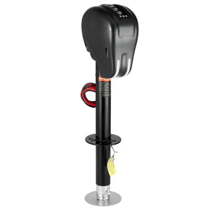 VEVOR Electric Trailer Jack, 3500 lbs, Heavy Duty RV Electric Power Tongue Jack with 2 Way Connector, Memory Function, Crank Handle & Weatherproof Jack Cover, 9.5"-26.3" Lift, for Trailers & Campers - DDTCQJ3500LBS409FV9 - view 2