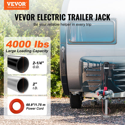 VEVOR Electric Trailer Jack Without Wheels - Select Your Configuration - DDTCQJ4000LBSRJ5DV9 - view 2