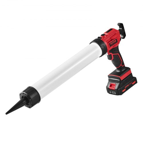 VEVOR Cordless Caulking Gun 20oz/600ml, 20V Electric Sausage Caulking Gun with 4 Adjustable Speeds, Anti-Drip Battery Powered Caulk Gun & 2.0AH Battery, Fast Charger, LED Light for Filling, Sealing - DDTFQ20ASLDX72S5WV1 - view 1