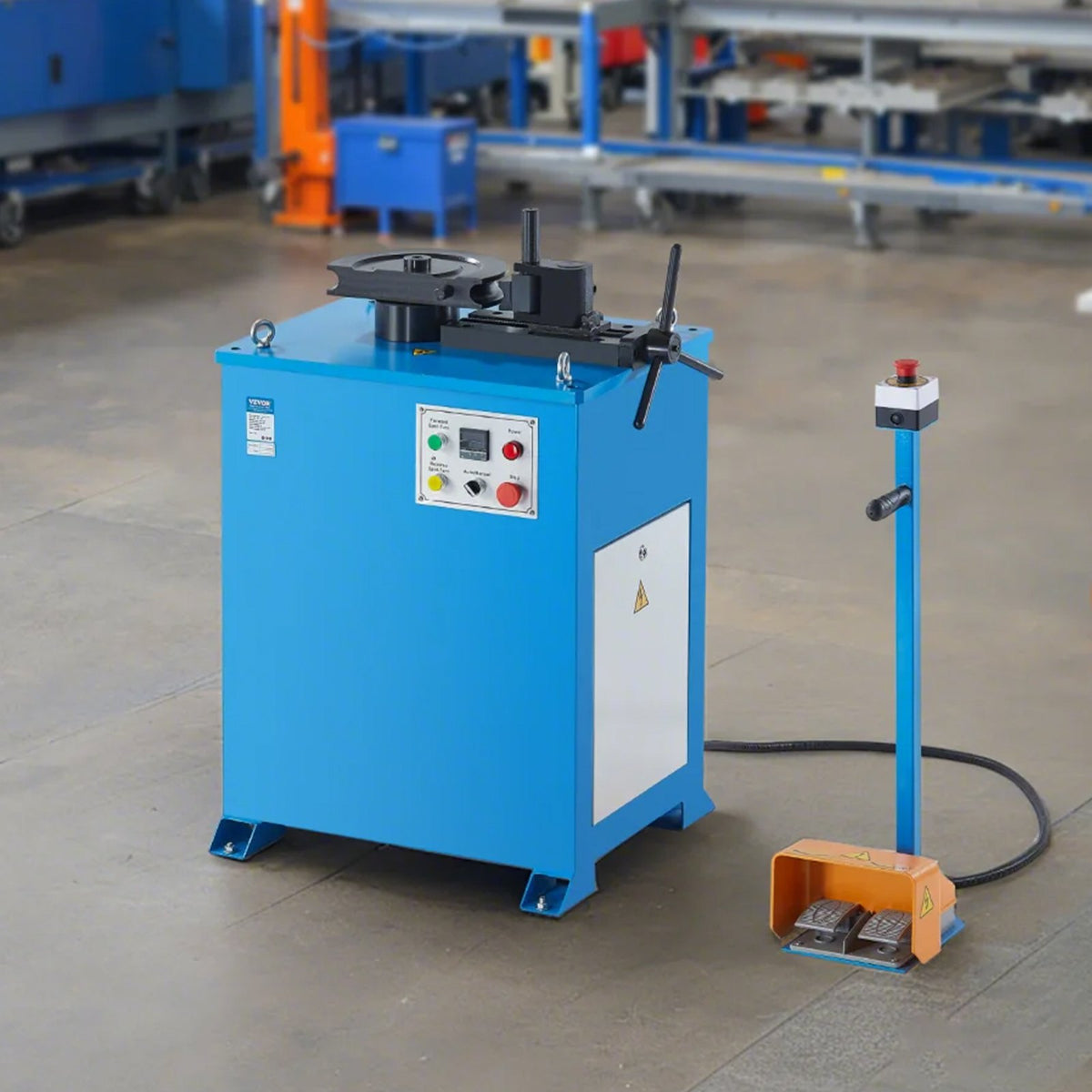 VEVOR Electric Tube Bending Machine, 1.5 KW Electric Tube Bender for 5/8 to 1-1/2 inch Pipes, Pipe Bender Machine with 5 Set Dies, Manual & Auto Modes and 180° Max Bending Angle (220V 60Hz 3-Phase) - DDWGJ1640MM1FCGLWV4 - view 9