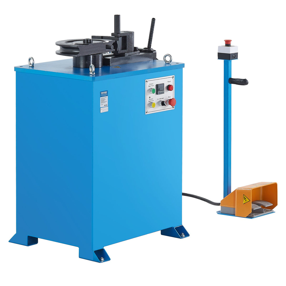VEVOR Electric Tube Bending Machine, 1.5 KW Electric Tube Bender for 5/8 to 1-1/2 inch Pipes, Pipe Bender Machine with 5 Set Dies, Manual & Auto Modes and 180° Max Bending Angle (220V 60Hz 3-Phase) - DDWGJ1640MM1FCGLWV4 - view 10