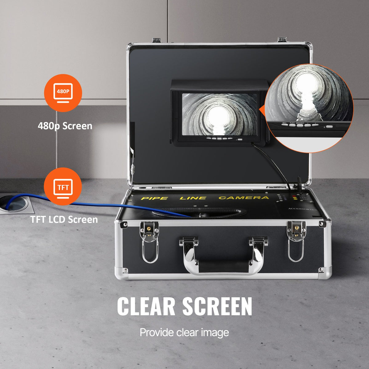 VEVOR Sewer Camera - Select Your Configuration - DDWKXSGDNK740FG8GV1 - view 3