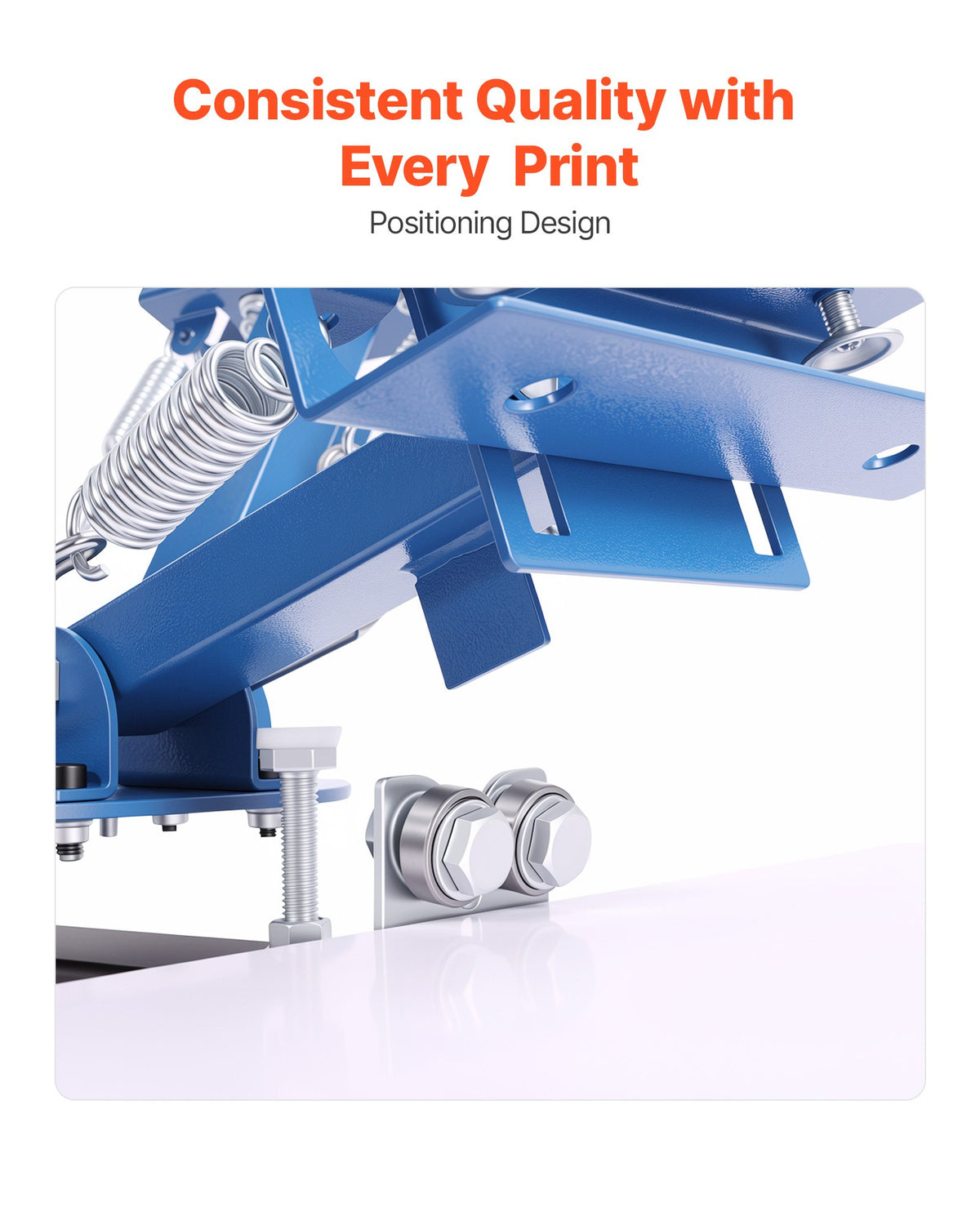 VEVOR Screen Printing Machine 4 Color 2 Station Silk Screen Printing Press, 21.3 x 17.7 in, 360° Rotatable, Accurate Positioning, Powder-Coated Carbon Steel, for T-shirt DIY, Home and Commercial - DDWSYJTTS42DHJNGG001V0 - view 4