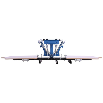 VEVOR Screen Printing Machine 4 Color 2 Station Silk Screen Printing Press, 21.3 x 17.7 in, 360° Rotatable, Accurate Positioning, Powder-Coated Carbon Steel, for T-shirt DIY, Home and Commercial - DDWSYJTTS42DHJNGG001V0 - view 10