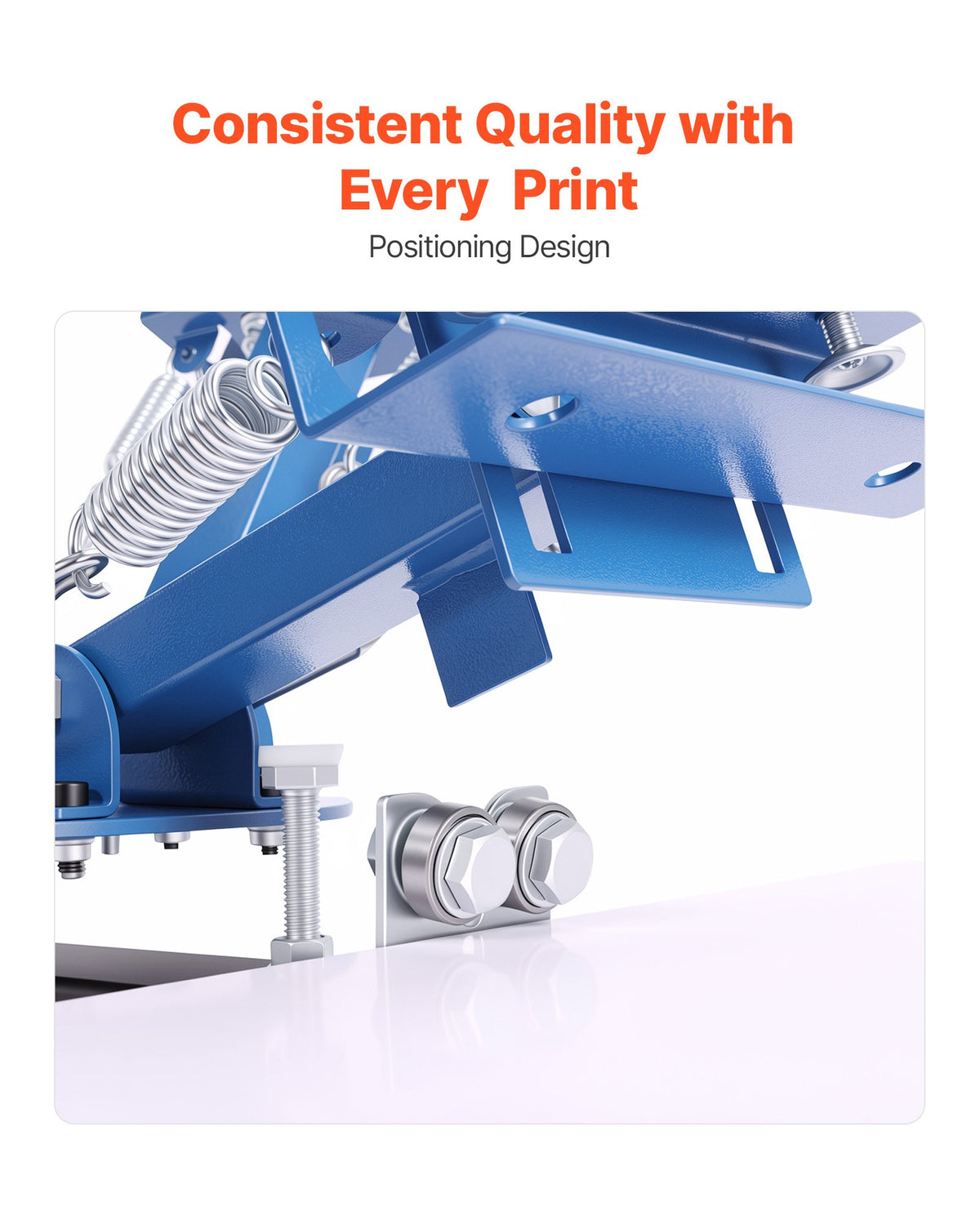 VEVOR Screen Printing Machine 4 Color 4 Station Silk Screen Printing Press, 21.3 x 17.7 in, 360° Rotatable, Accurate Positioning, Powder-Coated Carbon Steel, for T-shirt DIY, Home and Commercial - DDWSYJTTS44DXDAFB001V0 - view 4