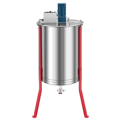 VEVOR Electric Honey Extractor, 6 Frame Honey Spinner with Transparent Lid, 140W Stainless Steel Honeycomb Drum Spinner, Height Adjustable, Honeycomb Extraction Equipment for Beekeeping - DDYMJ30BXG18WQC6L001V1 - view 10