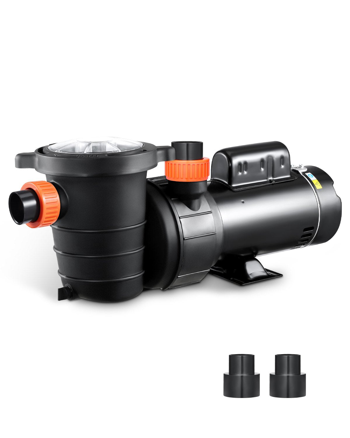 VEVOR Above Ground Pool Pump, 2HP/0.44HP, Dual Speed Swimming Pool Pump, High 118 GPM 56 ft Lift, Low 57 GPM 14 ft Lift, 110V 3450 RPM with Strainer Basket, 122°F Max Water Temp, for Hot Tubs Spas - DDYYCB110V206QFGJ001V1 - view 1
