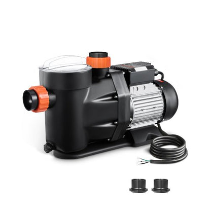 VEVOR Above Ground Pool Pump, 3 HP, 149 GPM Max Flow Single Speed Swimming Pool Pump, 220V 3450 RPM 42 ft Max Head Lift with PP Shell Strainer Basket, 122°F Max Water Temp, for Hot Tubs Spas, No Plug - DDYYCBDS220VGIPTSV7 - view 2