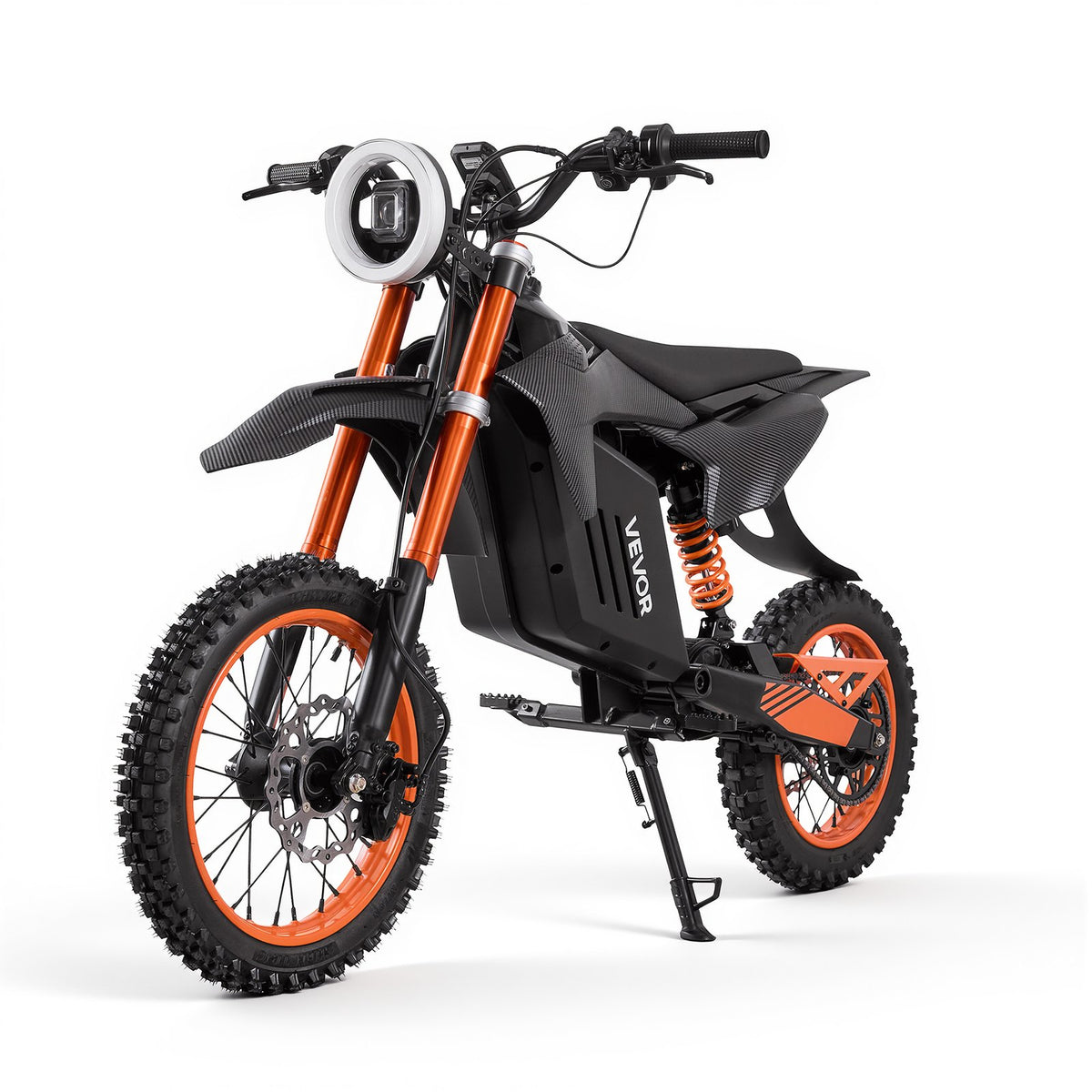VEVOR Electric Dirt Bike for Teens Adults, 2000W Motor, 31 MPH Speed, 31 Miles Max Range, 48V 22.5Ah Battery, Off-Road Motorcycle with Light, Display, Dual Suspension & Hydraulic Brakes for Age 14+ - DDYYMT48V21AQ73JH001V1 - view 1