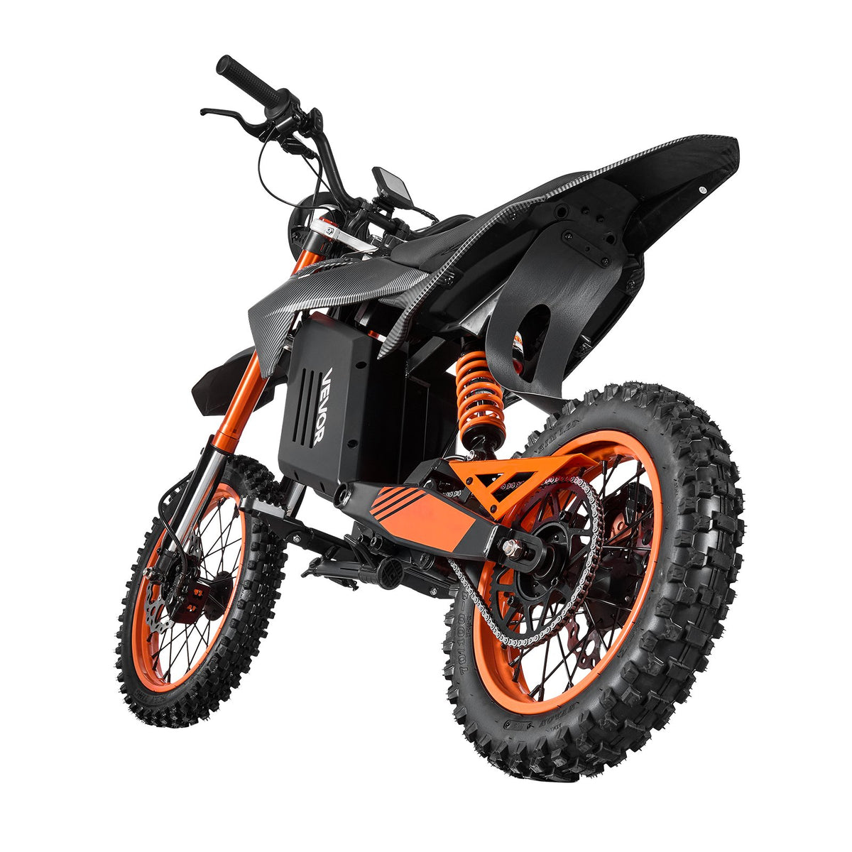 VEVOR Electric Dirt Bike for Teens Adults, 2000W Motor, 31 MPH Speed, 31 Miles Max Range, 48V 22.5Ah Battery, Off-Road Motorcycle with Light, Display, Dual Suspension & Hydraulic Brakes for Age 14+ - DDYYMT48V21AQ73JH001V1 - view 10