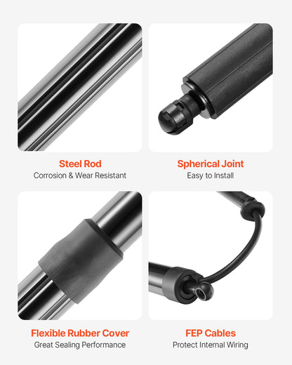 VEVOR Rear Left Tailgate Power Lift Support, Compatible with 2011-2012 Jeep Grand Cherokee WK2 Series, Electric Liftgate Actuator, Trunk Tailgate Hatch Shock Strut Replaces OE# 55399277AD 55399277AC - DDZCG1GZCDL2YI1EFV9 - view 8