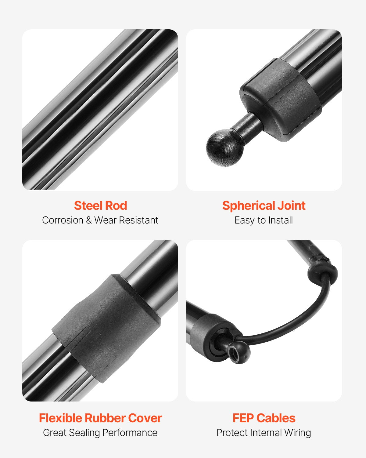 VEVOR Rear Left & Right Tailgate Power Lift Support, Compatible with 2013-2018 TOYOTA RAV4, Electric Tailgate Liftgate Power Hatch Shock Strut Replace OE# 6892009010 6892009011 6891009010 (2PCS) - DDZCG2JSCDL26WKE8V9 - view 8