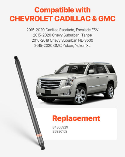 VEVOR Rear Left & Right Tailgate Power Lift Support, Compatible with 2015-2020 Cadillac Escalade/Escalade ESV, Electric Tailgate Liftgate Power Hatch Shock Strut Replace OE# 84306929 23226162 (2PCS) - DDZCG2JZCDLY72GI9V9 - view 3