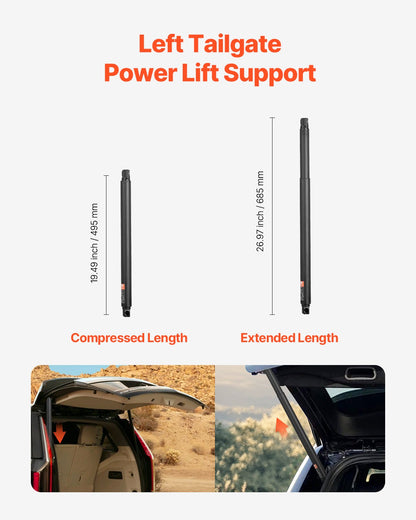 VEVOR Rear Left & Right Tailgate Power Lift Support, Compatible with 2015-2020 Cadillac Escalade/Escalade ESV, Electric Tailgate Liftgate Power Hatch Shock Strut Replace OE# 84306929 23226162 (2PCS) - DDZCG2JZCDLY72GI9V9 - view 4