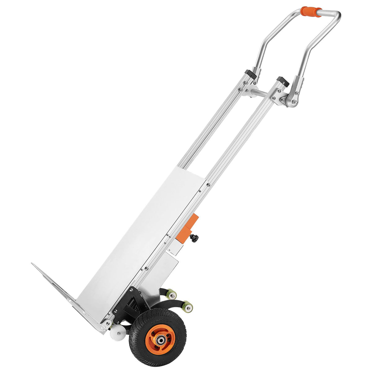VEVOR Electric Stair Climbing Dolly, 440lbs Capacity Electric Stair Climbing Hand Trucks with 157.5in Rope & Folding Handle, Heavy Duty Stair Climber for Warehouse Logistics, Moving Furniture(Silver) - DDZLPLC440LB3TZEYV1 - view 10