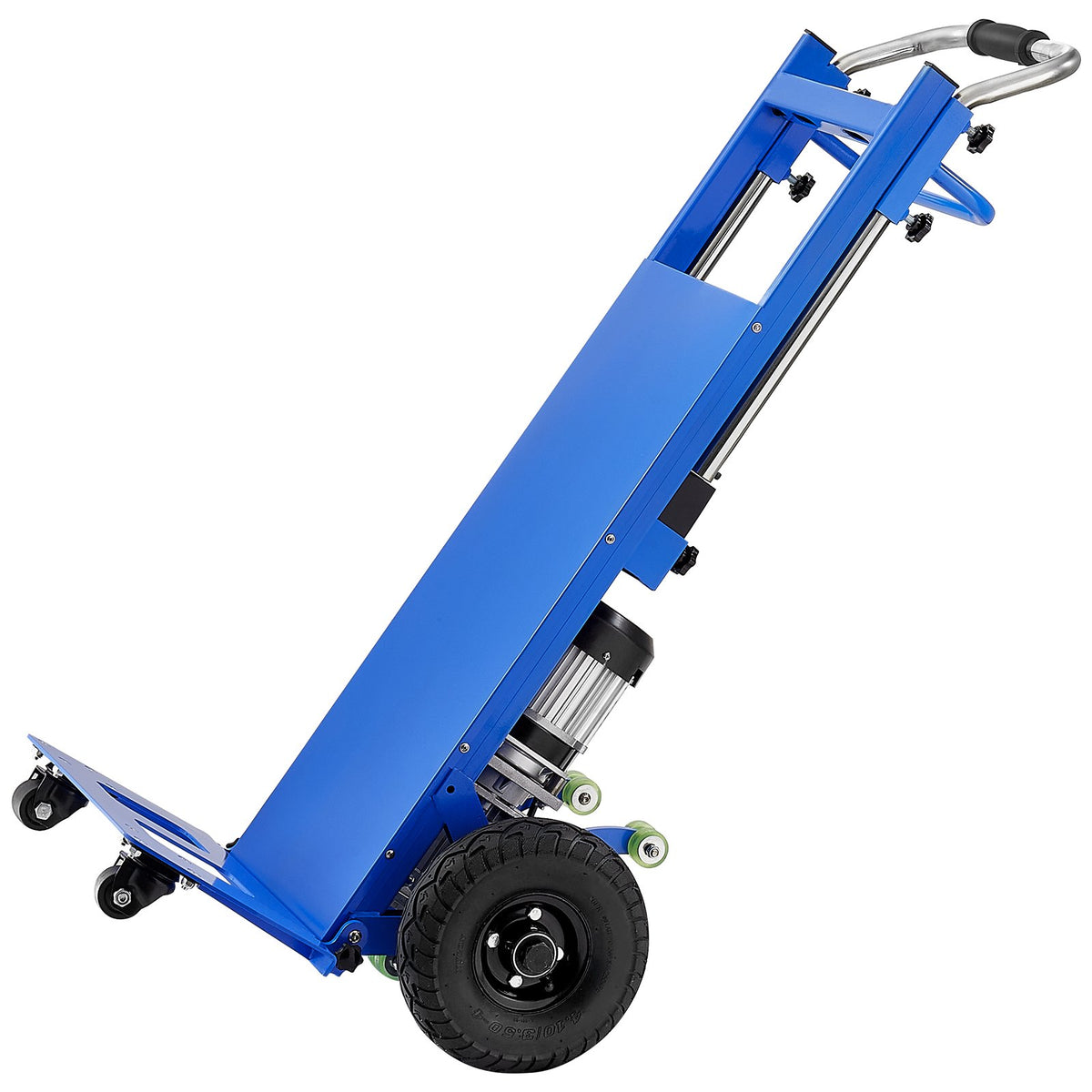 VEVOR Electric Stair Climbing Dolly, 880lbs Electric Stair Climbing Hand Trucks with 157.5in Rope & Extendable Handle, Heavy Duty Stair Climber for Warehouse Logistics, Moving Furniture(Blue) - DDZLPLC880LBAYRVWV1 - view 10