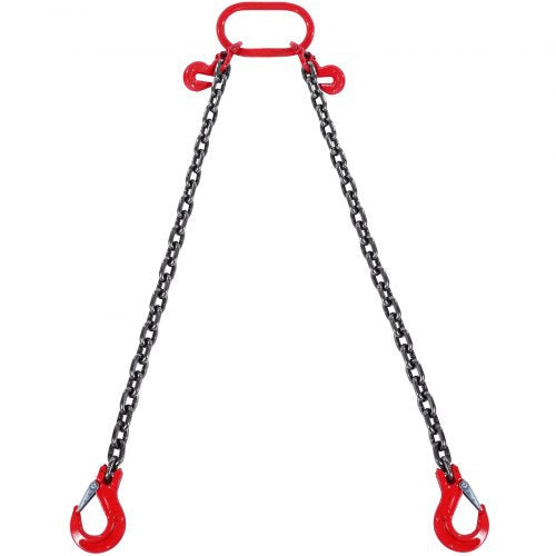 VEVOR G80 Lifting Chain Sling - 2 Legs, 5/16 in x 6 ft - product view 1