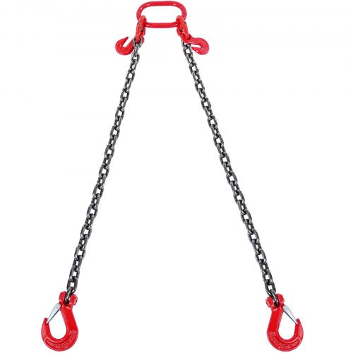VEVOR G80 Lifting Chain Sling - 2 Legs, 3/8 in x 6 ft - product view 1