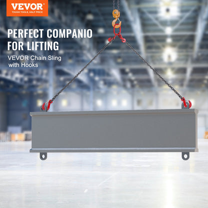 VEVOR G80 Lifting Chain Sling - 2 Legs, 3/8 in x 6 ft - product view 2