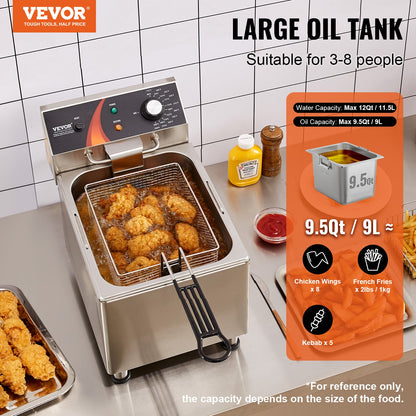 VEVOR Commercial Electric Fryers - Select Your Configuration - DGDZGJCK0000BU3PZV1 - view 2