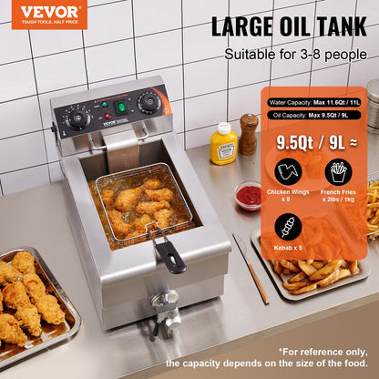 VEVOR Commercial Electric Fryers - Select Your Configuration - DGDZGSJK0000XU1BAV1 - view 2
